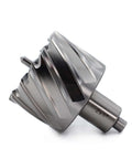 Oscarbide annular cutter, metallic silver, 2in diameter, 1in depth of cut, 3/4in Weldon shank