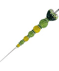 Colorful rhinestone cake decorating scriber tool, lightweight design, perfect for fondant detailing and precise cookie patterns.