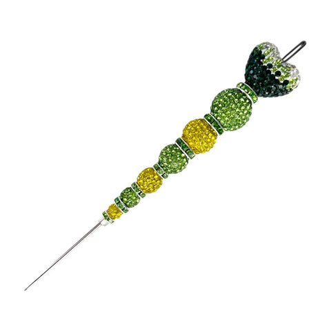 Colorful rhinestone cake decorating scriber tool, lightweight design, perfect for fondant detailing and precise cookie patterns.