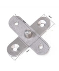 Self Closing Reversible Door Hinge With 360 Degree Hidden Stainless Steel Construction showing dimensions 56mm x 16mm
