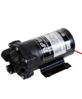Self Priming RO Water Booster Pump For Well And Storage Tank 50 GPD with black housing and mounting base for easy installation.