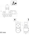 Rock Solid Aluminum Z Axis Spindle Motor Mount With 52Mm Stroke Built For 3018 Maximum Cnc Routers technical drawing dimensions