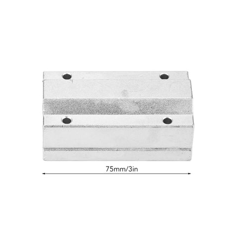 13MM Inner Diameter Aluminum Alloy Linear Motion Ball Bearing Slide For CNC Rigs With Silky Smooth Low Friction Rotation And Beefy Precision Bushing Design, 75mm long view