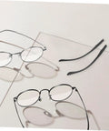 Replacement Eyeglass Arms Kit For Quick Repair Of Eyewear And Sunglasses Temple Arms Replacement Durable TR90 Material Easy Install Comfortable Fit Multipurpose Eyewear Frame Repair, featuring two eyeglass frames and TR90 arms