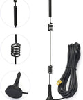 Dual Band WiFi Antennas For Faster Rock Solid Signals 2.4GHz And Five GHz With 9 Dbi Magnetic Base Mimo RP SMA Male Connectors