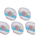 Copper Solder Wick Braid Pack For Desoldering With High Conductivity Pro Grade, 5-pack, 1.5m length, 3.5mm width, electronic repair
