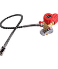 DIN Valve Scuba Adapter With Gauge M18x1.5 DIN Thread High Pressure 4500 Psi 300 Bar PCP Paintball Filling Station 24 Inch Soft Hose