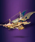 Hands On Dope 3D Wooden Puzzle Kit For Adults Spaceship Flyship With 300 Plus Pieces Steampunk DIY Model Build Kit