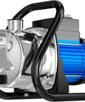 Water Transfer Pump 110V 1.6 HP Shallow Well Pump, Portable Electric Garden Workhorse Booster with 1800 GPH in stainless steel