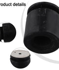 Heavy Duty Rear Exhaust Rubber Damper Set Fits Jaguar Xf Xe F-Pace Diesel With Reliable Mount Hanger Kit For Smooth Ride And Effortless Install Up 2016 Onwards, black rubber exhaust mount