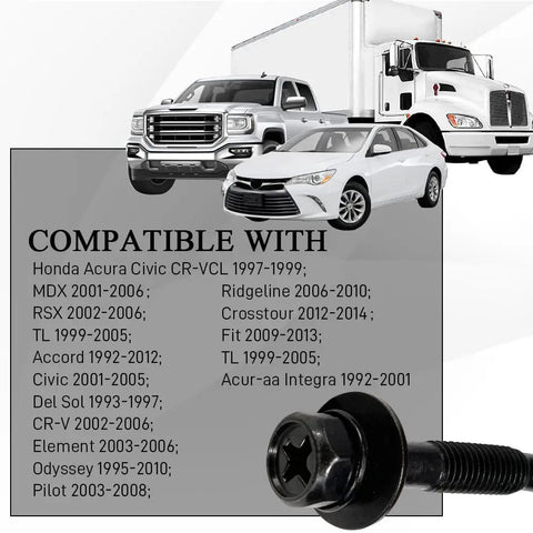 4 Piece Heavy Duty Engine Air Filter Box Cover Screw Bolts For Air Intake Housings That Drop Right In On Honda Rigs And Most Domestic Trucks for various vehicle models.