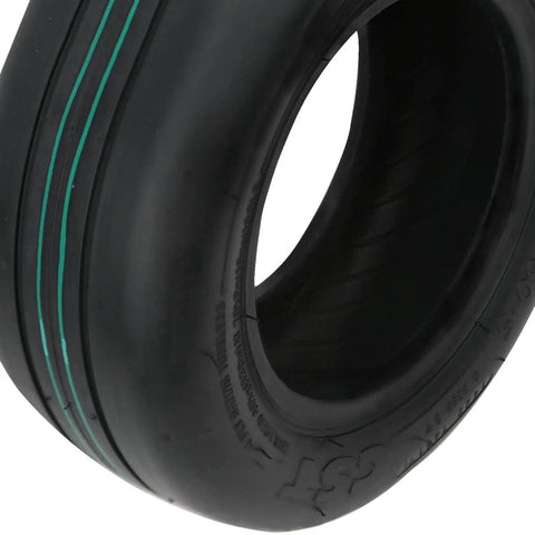 Close-up of front wheel tire replacement for Segway Ninebot GoKart Kit Pro, showing tough grippy high-grade rubber texture.