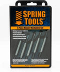 Packaging of Pro Grade 5-Piece Auto Body Metal Working Tool Set With Ping Hammer, HSS Punch, Center Punch, Self-Centering Punch, And Cold Chisel