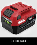 Heavy Duty Dual Purpose Beast Mode 12 Volt 4 Amp Hour Lithium Ion Power Tool Battery with LED fuel gauge and USB-C port.