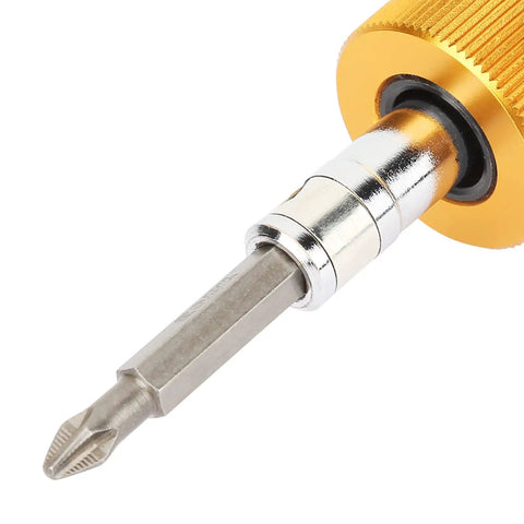 Precision Screwdriver Set With Auto Stop, 0.5-3 Nm Range, RTD-3 Driver, Hex Socket Connector, Wrench Style Handle, Includes 2 Screw Bits For Circuit Boards And Tiny Electronics, Ergonomic Grip, Versatile Bit Connection For Electronics close-up