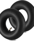 Heavy Duty Inner Tubes For 4.10/3.50-5 With TR-87 Bent Valve Stem, 2-Pack, showing durable rubber construction.