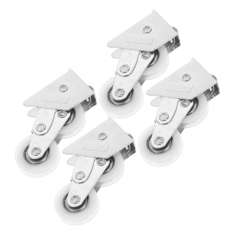 Kickass Double Wheel Screen Door Rollers Set Of Four Hella Smooth Aluminum Pulleys With Precision Ball Bearings for patio sliders.