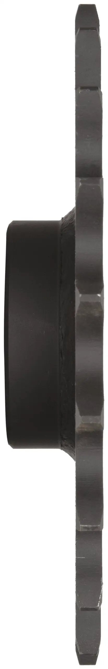 Side view of Roller Chain Sprocket For 2052 C2052 Chain With Reboreable Type B Hub Double Pitch, steel material visible.