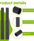 Two Pack Golf Club Shaft Extension Rods For Wood Putters, Carbon Fiber Putter Extenders with product details