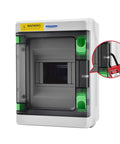 5 Way HA Series Waterproof Power Distribution Box With Bus Bars And DIN Rail For MCBs Solar Ready Indoor Outdoor Use IP66 Panel Industrial Grade Enclosure Built For Rugged Harsh Environments