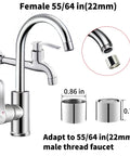 Heavy Duty Four Pack Bathroom Sink Aerator Made Of Premium Solid Brass And Stainless Steel Fits Standard Female Thread Taps to deliver smooth water flow with faucet.