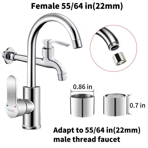 Heavy Duty Four Pack Bathroom Sink Aerator Made Of Premium Solid Brass And Stainless Steel Fits Standard Female Thread Taps to deliver smooth water flow with faucet.