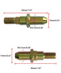 Door Hinge Pin And Bushing Repair Kit For 1999 Up GMC Sierra Silverado Chevy Truck SUV with pin dimensions