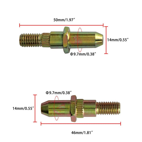 Door Hinge Pin And Bushing Repair Kit For 1999 Up GMC Sierra Silverado Chevy Truck SUV with pin dimensions