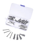 Heavy Duty Zinc Alloy Drywall Anchor Kit With Self Drilling Screws 30 Pack Built Tough Metal Wall Anchors in plastic case