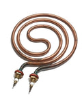 Heavy Duty Copper Circular Water Tank Heating Element 220V 2000W Liquid Boiler Replacement Tube with spiral shape.