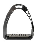 Alupro Titanium Safety Stirrup With Side Opening Design And HiFlex Locking for emergency, big opening, all-metal footplate, horse gear