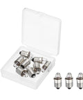 8 Piece Pack Of E10 Miniature Screw Base Light Bulbs Packs A Sweet Warm Yellow Glow Straight Out The Box For Quick Gear Fixes And Toy Mods 3 Volt 0.3 Amp With Snazzy Glass Build in a clear case