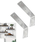 Beefy Heavy Duty Wall Mounted Shelf Bracket Set For Tables And Corners 40 Pcs Stainless Steel Corner Furniture Supports Triangular Reinforcement