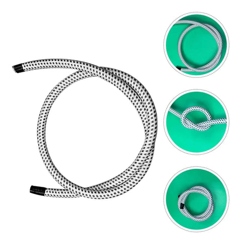 Replacement Steam Hose For Garment Steamer Flexible High Temperature Resistant Tube showcasing coiled PVC Nylon design.