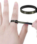 Reusable Ring Size Measuring Set For Quick No Fuss Finger Gauge Jewelry Sizing Tools US Ring Sizes 1 Through 17 on finger