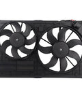 Top Tier Engine Radiator Cooling Fan Slick Replacement For Vw Jetta Passat Golf Tiguan And Audi, dual plastic fan assembly.