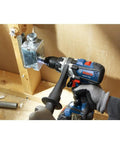 Cordless Drill Ready Step Drill Bit Set With Hex Shank And 2x Faster Cutting Through Metal Wood And Plastic Bosch IMSDC002 used on impact driver