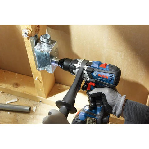 Cordless Drill Ready Step Drill Bit Set With Hex Shank And 2x Faster Cutting Through Metal Wood And Plastic Bosch IMSDC002 used on impact driver