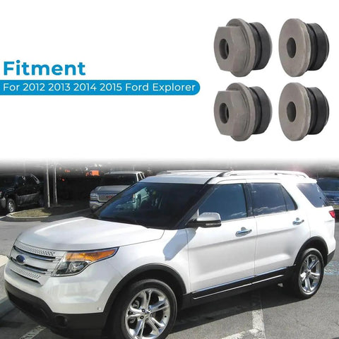 Ford Explorer Rack And Pinion Bushings Kit Four Piece Upgrade 2010 2011 2012 2013 2014 2015 Models, Heavy Duty Alloy Bushings
