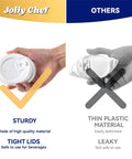 Comparison of sturdy lids versus thin plastic lids for 20 Oz Disposable Coffee Cups With Lids, Sleeves And Stirrers, Two Color Leaf Print Set