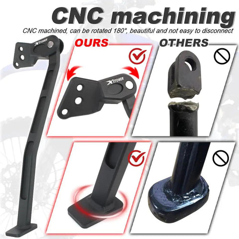 Dirt Bike Kickstand Aluminum Side Stand For YZ250F YZ450F 2014 2026 Motorcycle Parking Support Foot Rest Mount Lightweight Rustproof Bike Stand With Easy Install