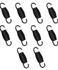 Heavy Duty Recliner Springs 12 Turn Extension Springs 1.9 Inch Furniture Hardware Pack Of Ten, black steel coil springs.