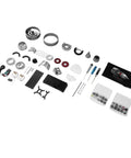 Turbofan Engine Model Kit 1 12 Scale crafted from aluminum and zinc alloy with over 300 parts visible for assembly