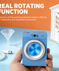 Straight Out The Box This 1:12 Scale Miniature Washer Rocks A Real Spinning Drum And Flip Top Lid Hitting Dead On Realism For Your Dollhouse Setup And Killing It For Custom Micro Landscape Diorama Projects, shown with interactive rotating drum.