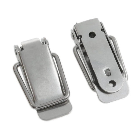 Stainless Steel 90 Degree Toggle Latch Set Heavy Duty Cabinet Box Door Hood Fasteners 2 Pack With 100 kg Load Capacity for Trailers