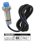 Inductive Proximity Sensor M18 8mm Sensing for CNC 3D Printer and DIY Projects Plug and Play NPN Normally Open 3 Wire DC 10 30V IP65 Non Shielded Metal Detector Switch, M18 metal body with cable