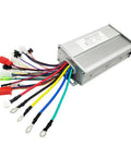 Brushless DC Motor Controller For E Bikes And Scooters, Compatible With 48V 60V 64V Systems, 500W Power, Aluminum Alloy Housing, visible wiring