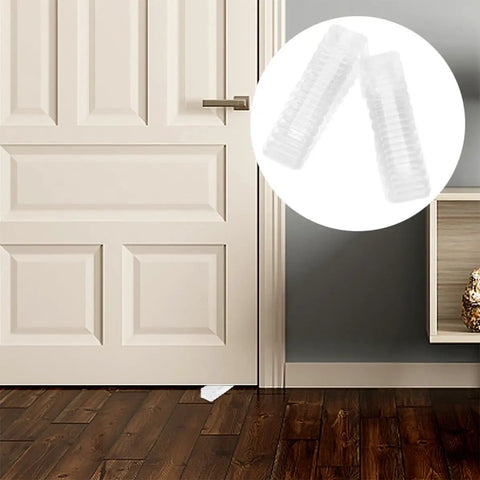 Door Stop Wedges Set Of 10 Non Skid Buffers For Home And Office Floor Friendly Stops That Protect Pets And Kids Prevent Door Slams