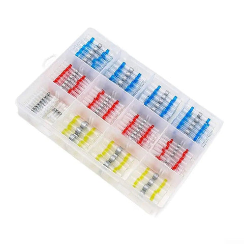 Check Out This Banger 300Pc Heat Shrink Butt Connectors Kit With Waterproof Sealed Terminals For Rock Solid Electrical Connections And Easy Wiring Repairs All Over The Auto Or Outdoor Gear. 300-piece heat shrink butt connector kit in clear organizer case
