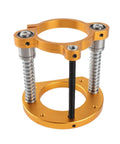 Heavy Duty Router Lift For Trimming Machines With Aluminum Under Table Base 63.5 To 65mm Clamp Diameter 70mm on white background